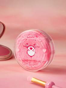 SHEIN X Care Bears 1 Pc Pink Makeup Sponge Puff (With Transparent Case),Love-A-Lot Bear,Gifts,Valentine's Day - Pink - View 4