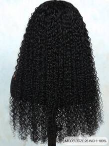 Kinky Curly Headband Wig Human Hair Wig With Head Band  Affordable Hair Replacement Headband Wig Ready Wear To Go Daily Use Natural Black Color - Natural Black - View 2