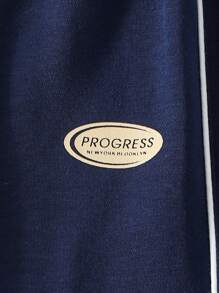 SHEIN Explorewe 2pcs/Set Teen Girls Casual Zip Up Hoodie Outfit