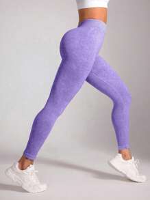 Women's Seamless Ruched Butt Leggings, Sports