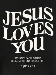 INAWLY Women's Casual Slogan Print Hooded Sweatshirt, Fall/Winter,Long Sleeve Tops Graduation,Back To School Outfits,Graduation,Teacher Outfits For Women,Back To School Pullover - Black - View 3