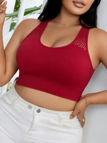 Plus Size Soft & Comfortable Hollow Out Lingerie