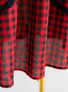 Soleia WYWH 大码女式度假彼得潘领 A 字形心形口袋连衣裙 - 彩色 - 查看 4