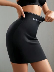 Prenda de faja de mujer informal y cómoda 1 pieza, falda negra