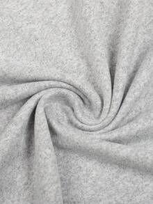 Áo thun nữ tay ngắn cổ tròn in chữ, kiểu dáng thường ngày mùa hè. - Xám - Xem 3