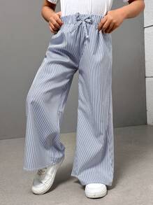 SHEIN Explorewe Bộ đồ mẹ và bé (2 món bán riêng lẻ) - Quần dài thể thao họa tiết da báo nhẹ, mềm mại như lụa dành cho bé gái, thích hợp cho mùa hè, mùa thu, mặc hàng ngày và chống nắng. - Nhiều màu - Xem 8