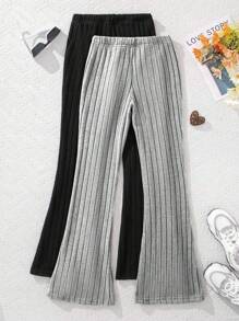 Sparklyn 2 条装休闲慢跑裤，适合青少年女孩，舒适