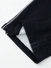 SHEIN Girls (Large) Casual Loose Fitting Pentagram Print Sweatpants, Autumn