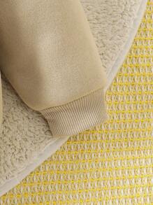 3 件套年轻女孩可爱动物脸印花针织圆领运动衫 - 彩色 - 查看 5