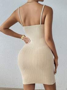 Chiquease 2pcs Women's Thick Fleece Spaghetti Strap Midi Dress And Batwing Sleeve Top Set