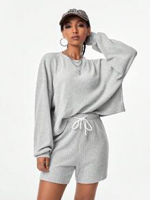 Muchica Coolane 女士时尚街头风格运动衫和运动裤