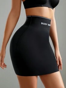 Prenda de faja de mujer informal y cómoda 1 pieza, falda negra