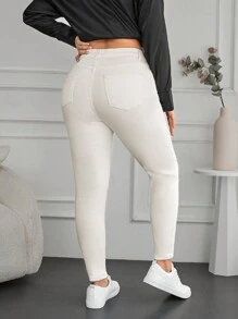RueChic Jeans skinny vita alta taglia comoda