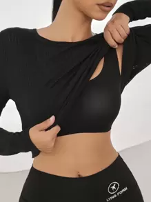 3pcs Solid Scoop Neck Wireless Bra - Multicolor - View 7