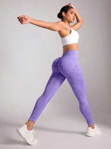 Women's Seamless Ruched Butt Leggings, Sports