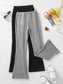 Sparklyn 2 条装休闲慢跑裤，适合青少年女孩，舒适