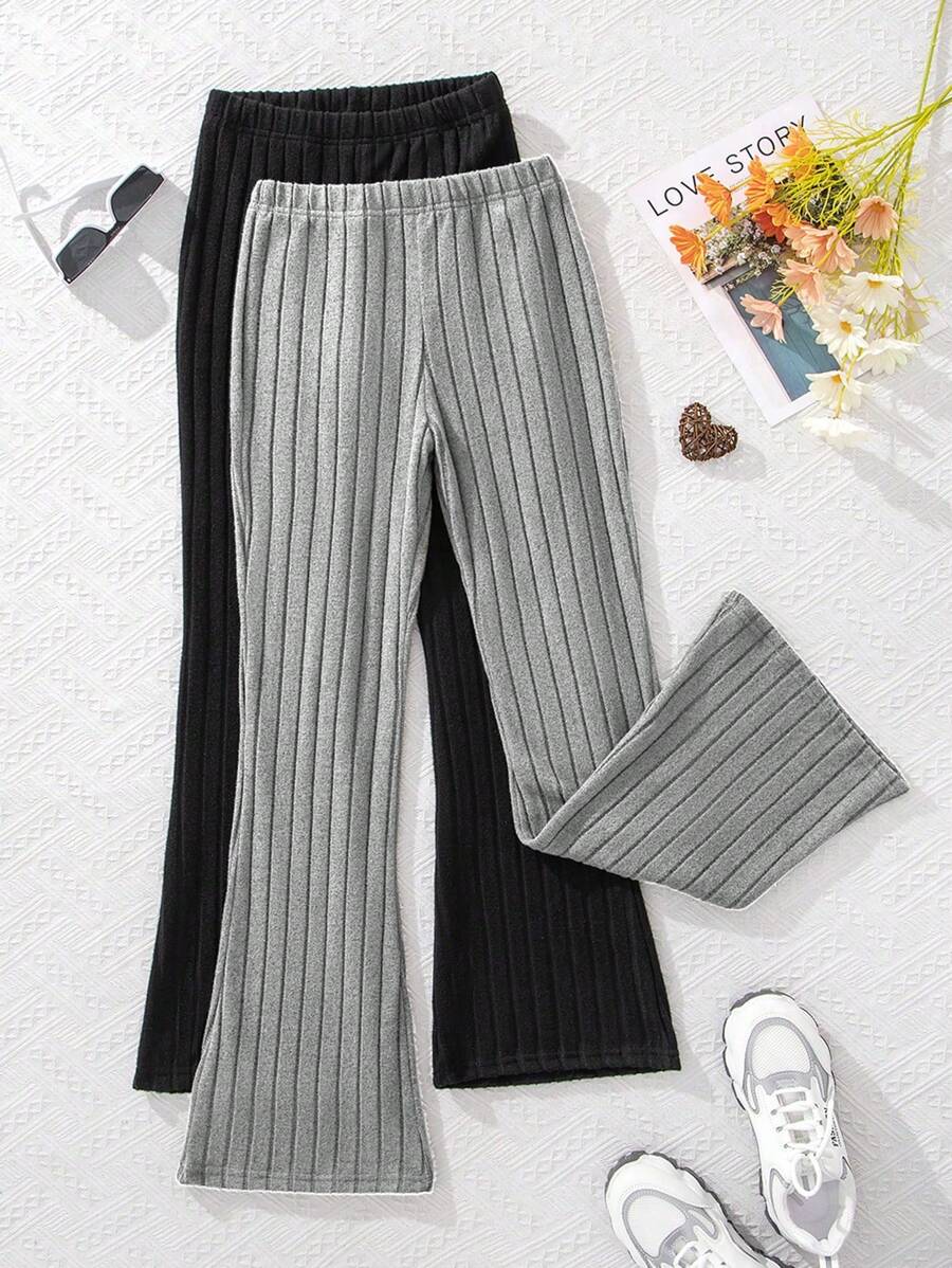 Sparklyn 2 条装休闲慢跑裤，适合青少年女孩，舒适