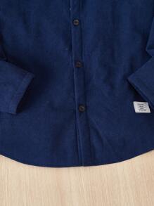 SHEIN 1pc Teen Boys' Casual, Comfortable, Fashionable, Simple, Versatile, Hooded, Zipper-Front, Composite Plush-Lined, Color-Block, Medium-Thick Jacket Made Of Corduroy, Suitable For Everyday Wear, School, Travel, Sports, Mountain Climbing, Autumn & Winter Seasons