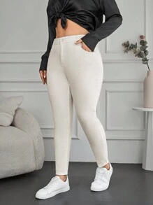 RueChic Jeans skinny vita alta taglia comoda