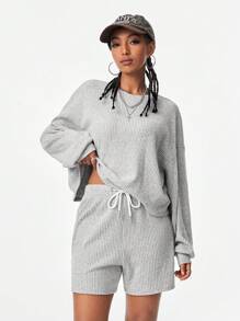 Muchica Coolane 女士时尚街头风格运动衫和运动裤