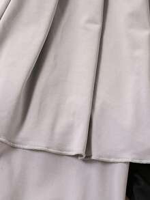 2pcs/Set Tween Girl Casual Comfy Printed Skirt And Leggings Set, Spring Autumn - Multicolor - View 7