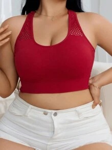Plus Size Soft & Comfortable Hollow Out Lingerie