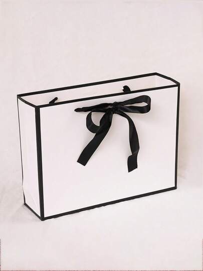 SHEIN [36*25*12cm]Gift Paper Tote Bag, Perfect For Family, Friends, Couples Valentines