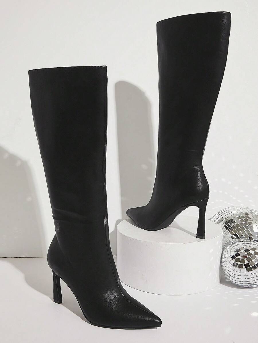 SHUZIA Pointy Toe Skinny Heel Tall Shaft Boot Holiday Vacay Vibe For And Summer Shoes Spring Shoes Spring Break Easter For Christmas