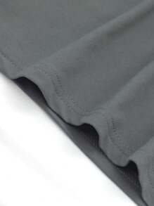 SHEIN LUNE Women's Plus Size Cute Short-Sleeved Halloween T-Shirts With Ghost Boo And Slogan Graphic