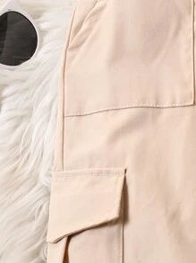 SHEIN Young Boy & Young Boy Casual Khaki Cargo Pants, Suitable For Pairing With Various Casual Jackets, Coats, Hoodies And Tops, For Everyday Wear In Autumn/Winter