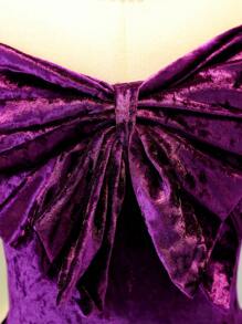 Tween Girls' Open Shoulder Long Sleeve Bowknot Decor Maxi Elegant Dress - Apricot - View 3