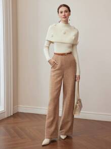 MOTF PREMIUM 2PCS FLORAL PATCHED FITTED KNIT TOP - White - View 6