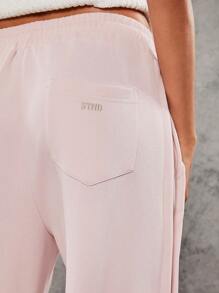 Hauture Stripe Side Drawstring Sweatpants