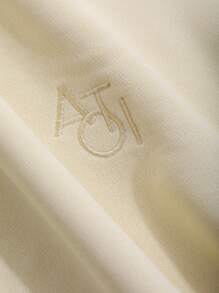 Dazy Kids 2pcs/Set Tween Girls Crew Neck Letter Embroidery Sweatshirt Outfit, Fall