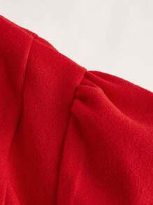 SHEIN Unity 大码可爱甜美纯色长款针织外套新年衣服冬季