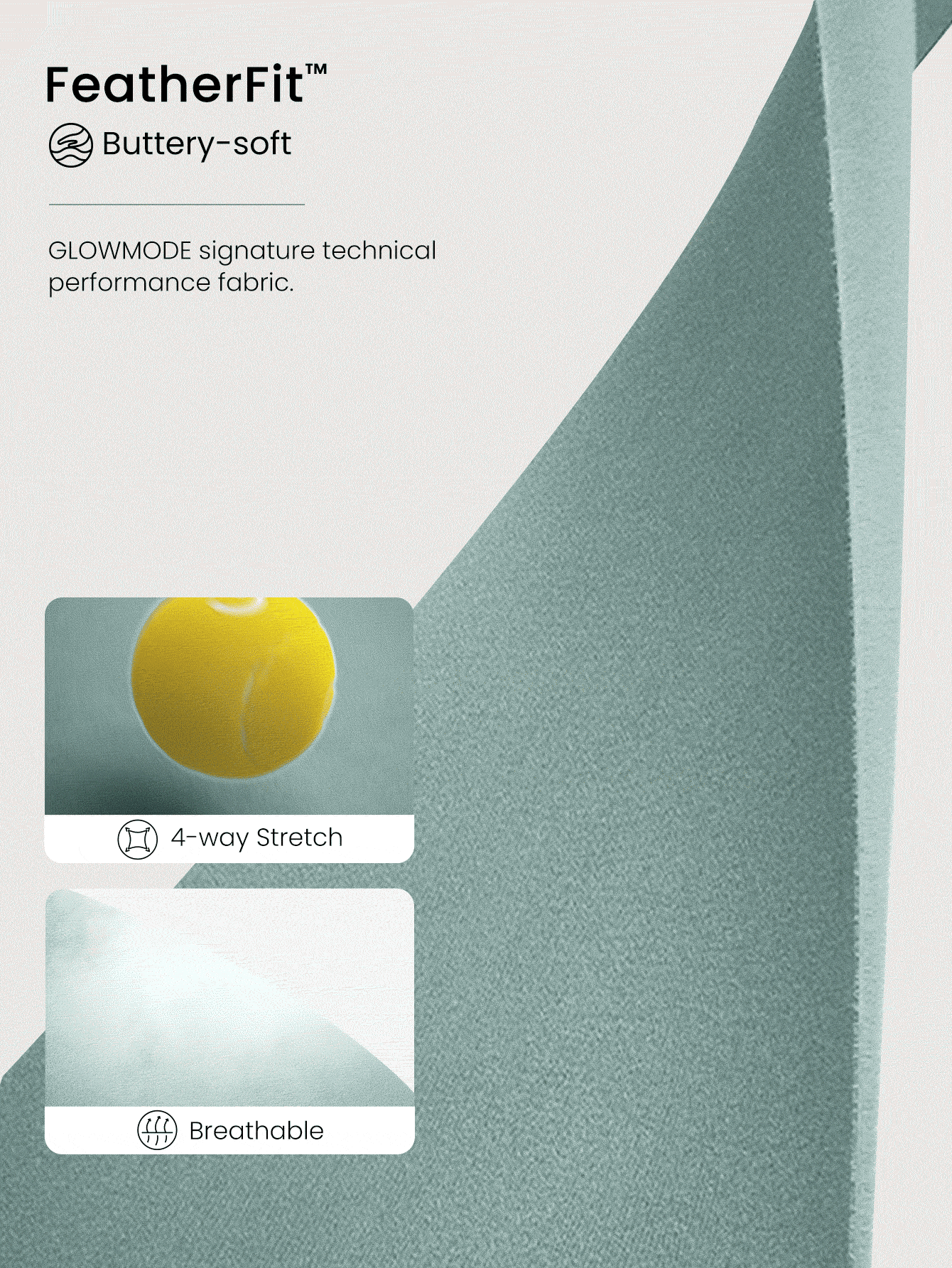 GLOWMODE FeatherFit™ Square-Neck Everyday Tank Top