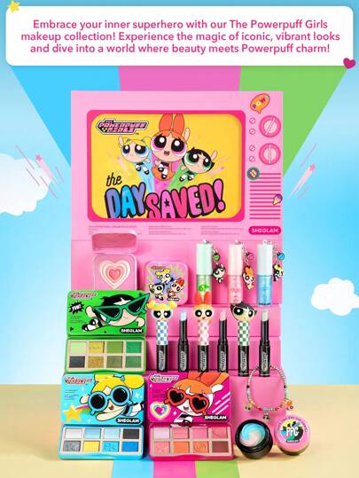 The Powerpuff Girls X SHEGLAM スーパートリオ リップグロス