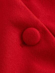 SHEIN Unity 大码可爱甜美纯色长款针织外套新年衣服冬季