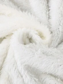 Thick Plush Hooded Jacket For Teenagers - Army Green - View 7