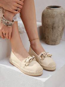 Styleloop Women's Stylish & Versatile Casual Thick-Soled Shoes Fall - Apricot - View 2