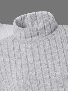 3 件装青少年男孩休闲基本款高领针织 T 恤 - 彩色 - 查看 5