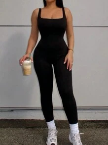 Zyxie جامبسوت مشدود وجذاب للنساء بدون أكمام وظهر مجوف بتصميم مضلع massial، مناسب لفصل الصيف