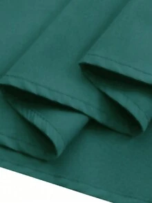 女士休闲纯色腰部口袋A字长裙，百搭前开襟设计，秋季款