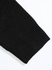 Chillumni Men's Autumn And Winter Casual Dinosaur Pattern Sweater - Blue - View 7