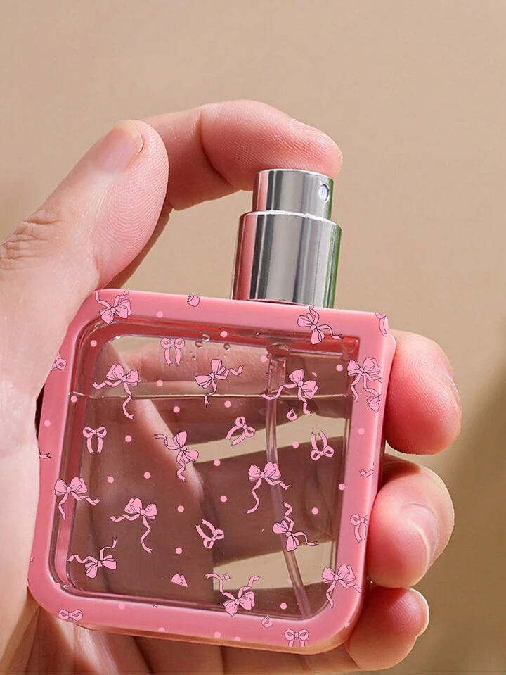Our Kawaii 1pc Bow Tie Printed 40ml Perfume Spray Bottle