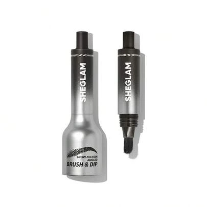 SHEGLAM Brow-Fection 斜角刷 & 浸炭眉毛筆狀眉筆液體 Eyeborw Eyeborw 凝膠筆易於上色持久速乾自然造型勾勒輪廓填充眉妝 品牌 美容 化妝 化妝品 適合女性與女孩 完美搭配夏季春季 Y2K 時尚 流行 生日 母親節禮物 假期 派對準備就緒 最佳顏色