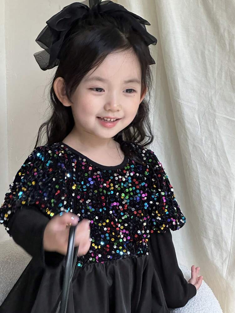 Vestido de línea A para niñas jóvenes