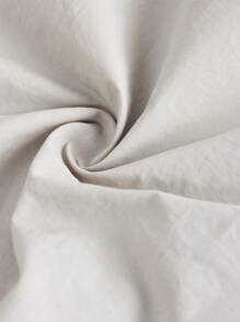 SHEIN Tween Girls Navy Blue Windbreaker, Skirt, Leggings Pocket Outdoor Sports Simple Commuter Woven Outfit