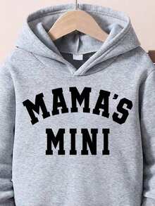 SHEIN Bộ 2 áo hoodie rộng rãi thoải mái cho bé trai và quần dài, phù hợp cho mùa thu/đông - Xám - Xem 3
