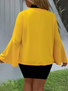 Maweii Plus Size Solid Color Casual Knit Long Sleeve Cardigan Fall Winter Cloth For Women Autumn